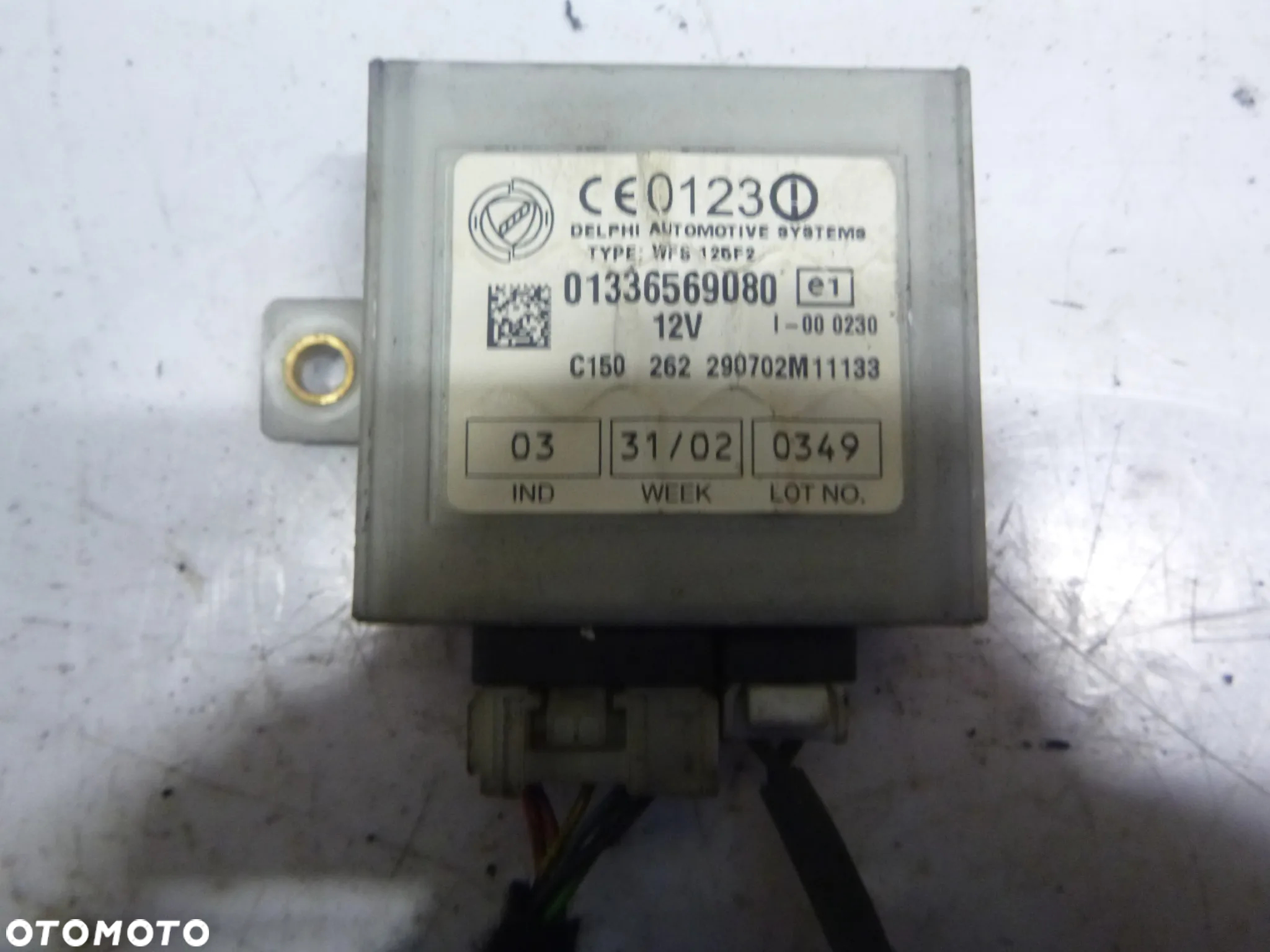 ZESTAW STARTOWY FIAT DUCATO II LIFT 2,8 JTD 2002r STEROWNIK 1336825080  0281010931 - 3