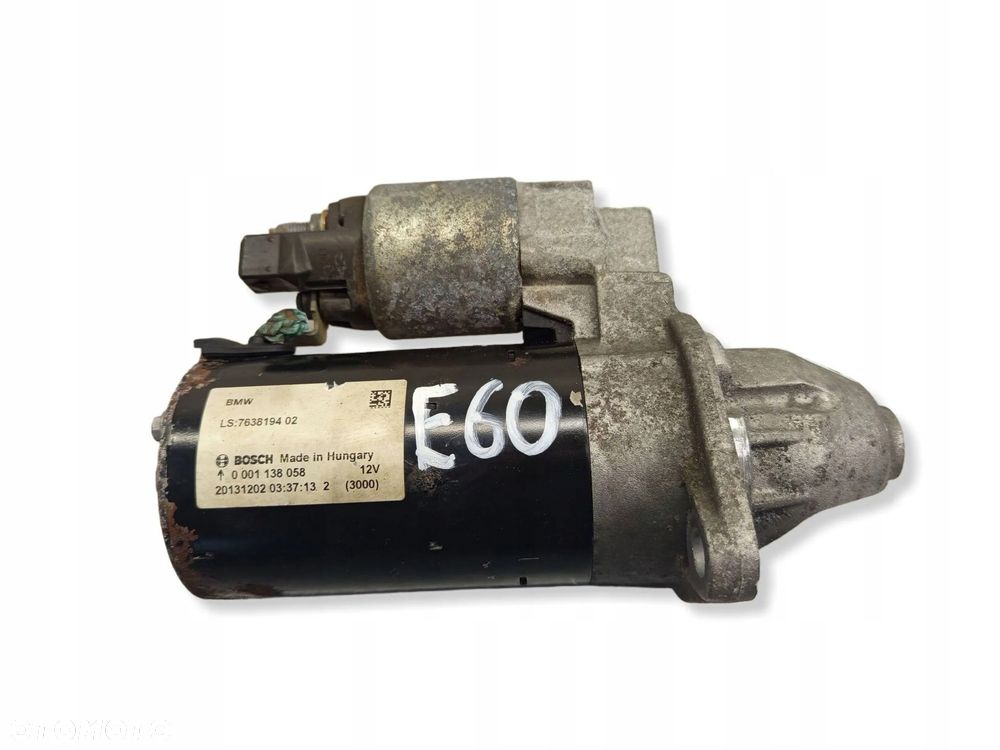 Rozrusznik BMW 5 E60 E61 2.0 F30 F31 F32 763819402 - 10