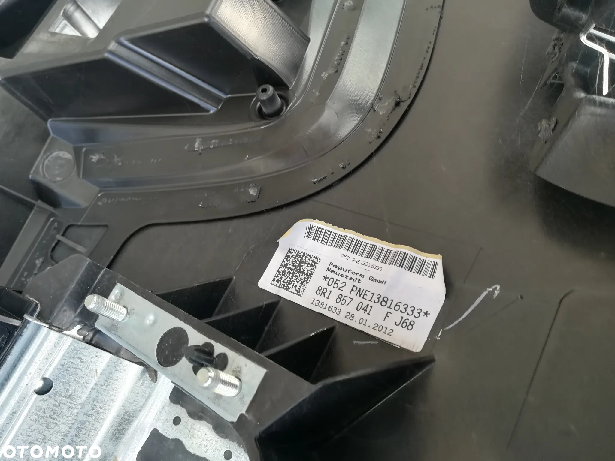 DESKA ROZDZIELCZA, PODUSZKA KIEROWCY, PODUSZKA PASAŻERA PO WYSTRZALE AUDI Q5 8R - 4