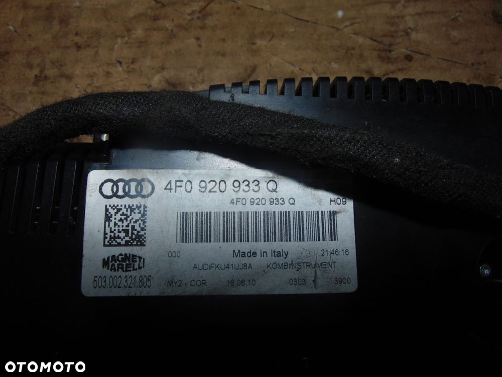 LICZNIK ZEGARY AUDI A6 C6 LIFT 4F0920933Q EUROPA - 3