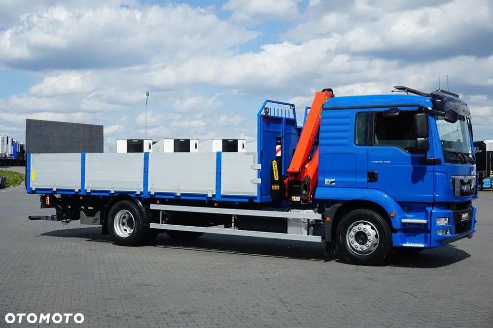 MAN TGM / 18.290  / SKRZYNIOWY + HDS + WINDA / PALFINGER PK 12002 / WYSIĘG 10 M - 33
