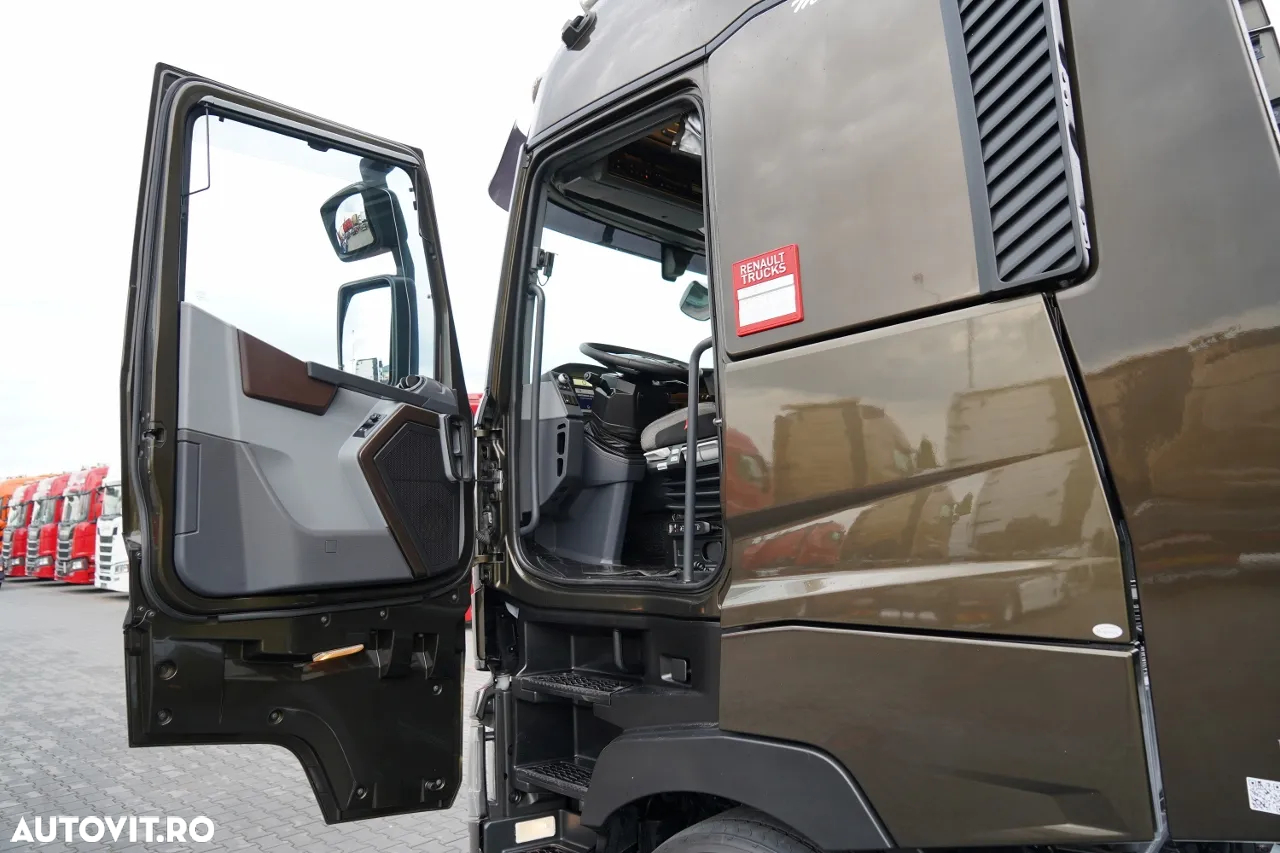 Renault T 520 / RETARDER / FULL AIRMATIC / VERSIUNE RICH / PIELE / METALICĂ / JANTE DIN ALIAJ / CONTRACT DE REPARAȚIE POST-SERVICE - 22