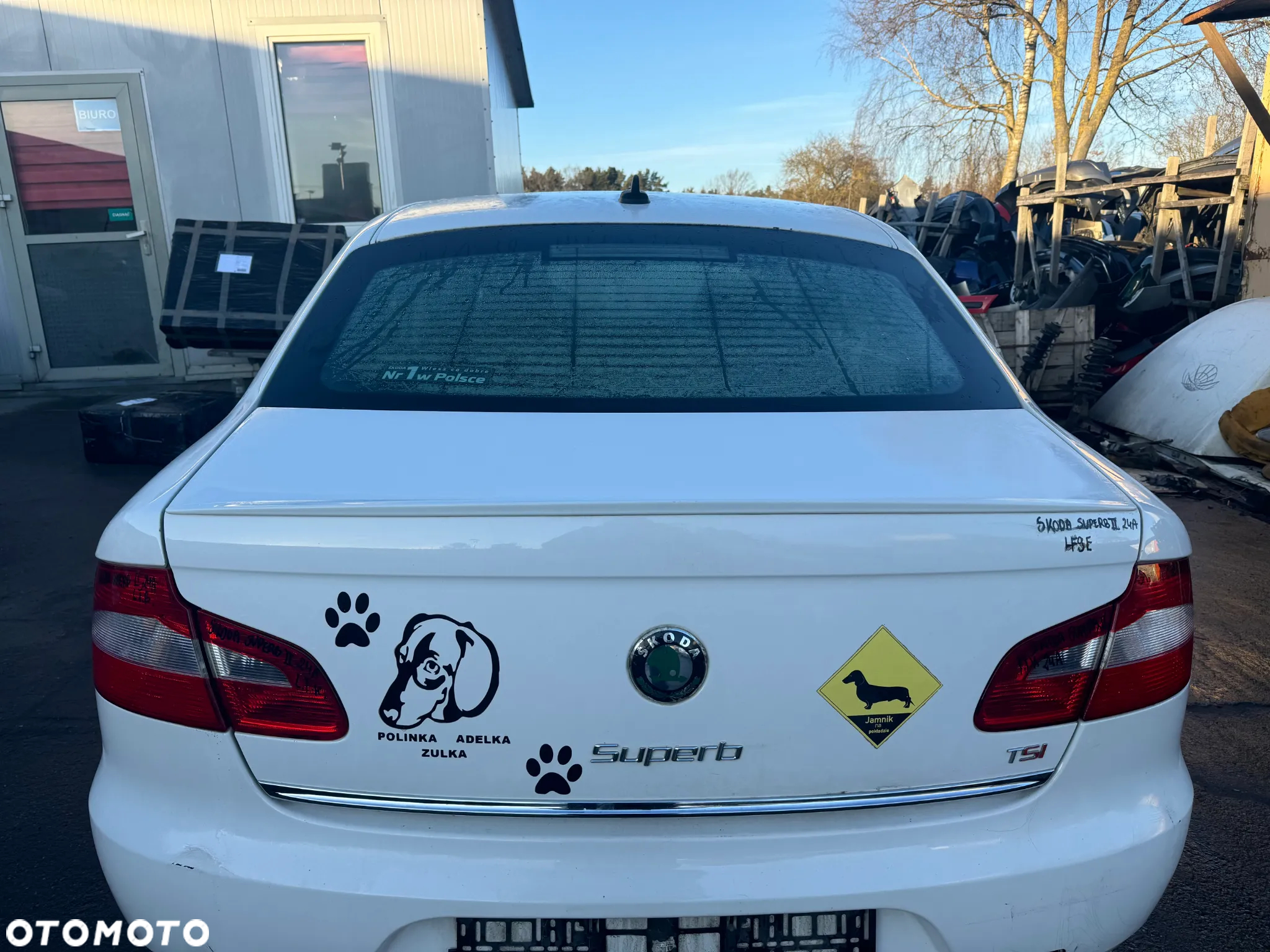 SKODA SUPERB II KLAPA BAGAŻNIKA LF9E - 2