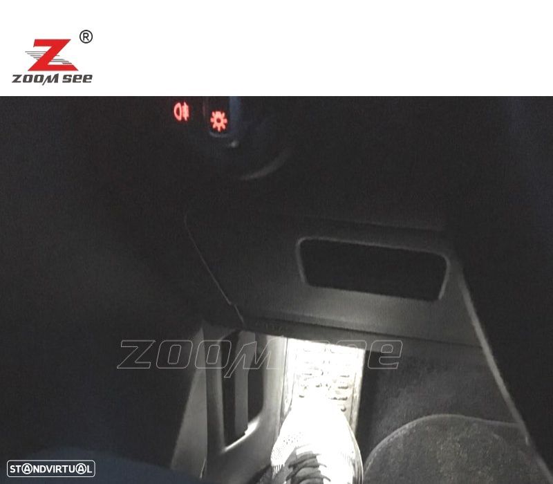 KIT COMPLETO DE 16 LÂMPADAS LED INTERIOR PARA SKODA OCTAVIA 3 MK3 SALÞÃN MKIII 5E3 SEDÞN RS 2013 - 6