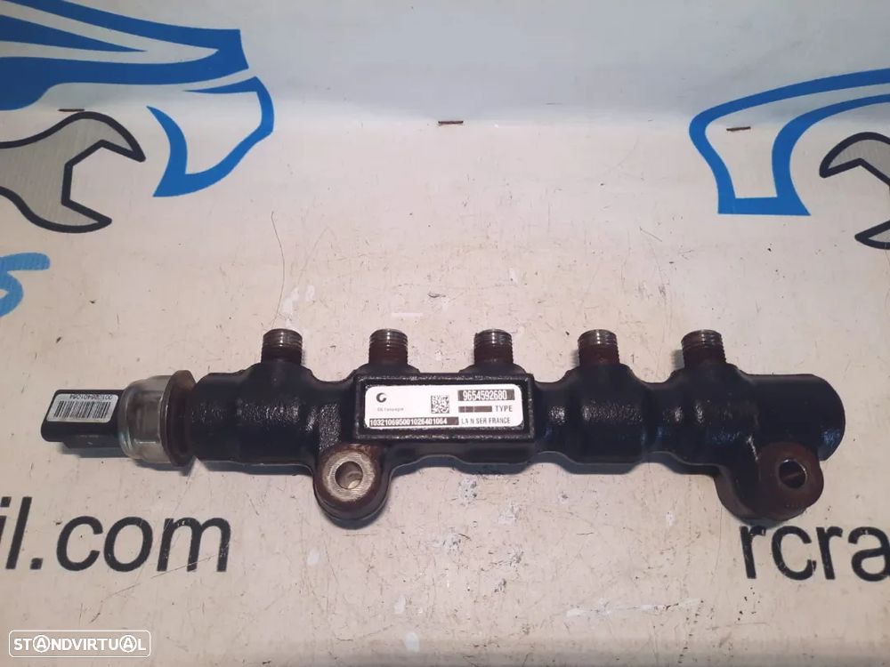 REGUA INJETOR INJETORES CITROEN C4 COUPE 1.6 HDI 16V 90CV 9HX 9654592680 C2 C3 C4 BERLINGO XSARA PICASSO PEUGEOT PARTNER 207 307 308 407 MAZDA 3 FORD FOCUS FIESTA CMAX C-MAX INJECTOR INJECTORES - 1