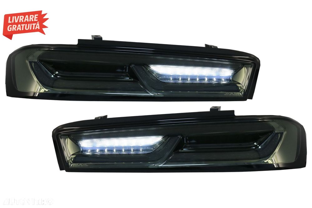 Stopuri FULL LED Chevrolet Camaro MK6 (05.2015-2018) Semnal Dinamic Secvential- livrare gratuita - 6