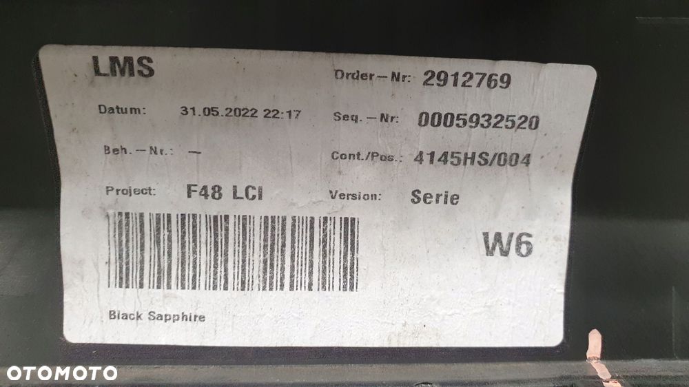 bmw x1 f48 lift lci zderzak przód przedni - 8