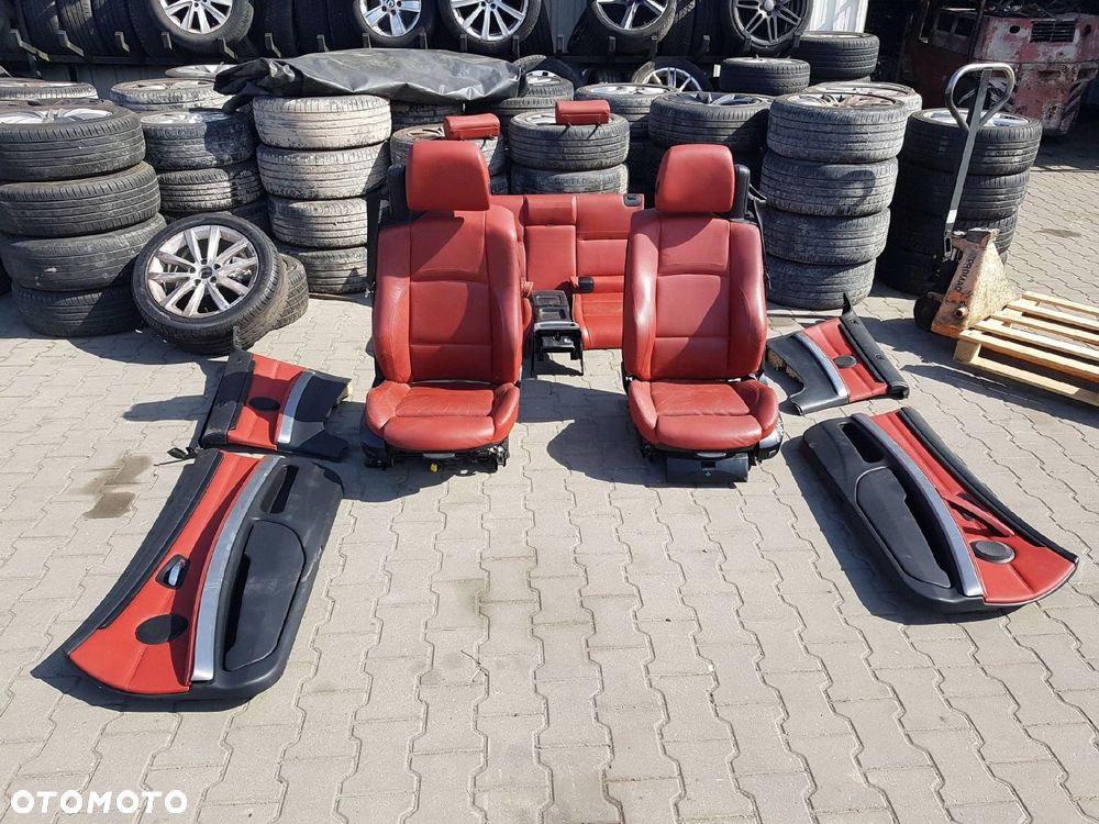 BMW 3 E93 CABRIO 06-13r FOTELE SKÓRZANE KANAPA - 1
