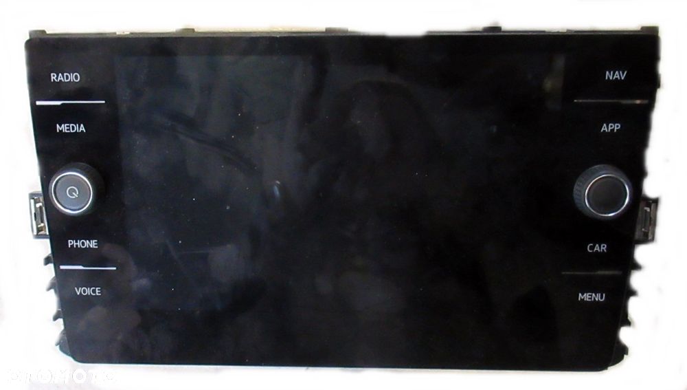 VW PASSAT B8 PANEL RADIO RADIOODTWARZACZ EKRAN WYŚWIETLACZ 5G6919605B - 1