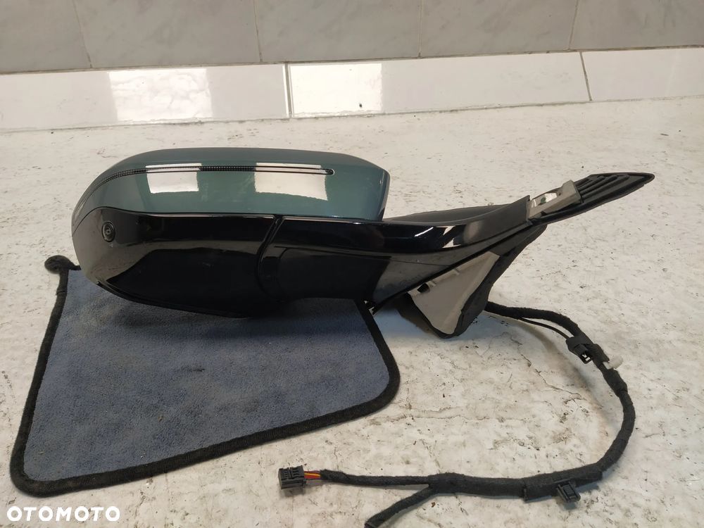 BMW 5 G60 G61 LUSTERKO ZEWNĘTRZNE PRAWE ASFERYCZNE ASYSTENT FOTOCHROM KAMERA 9+8+1 PIN KOMPLETNE UK ORYGINAŁ - 7