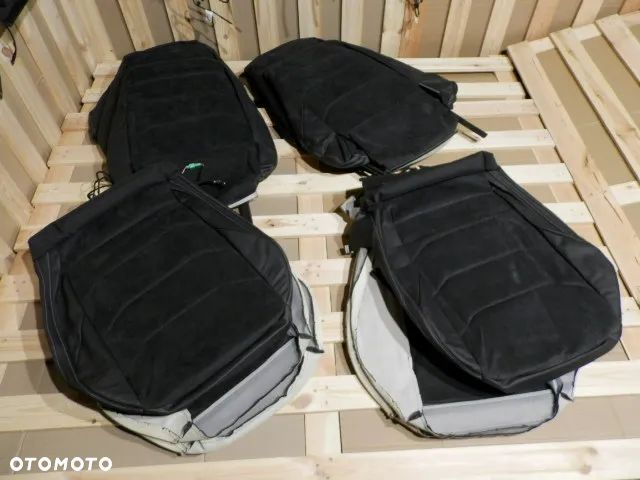 FOTEL FOTELE OPARCIE  LEWE PRAWE POSZYCIE TAPICERKA SKORA ALCANTARA TITANSCHWARZ KCT VOLKSWAGEN ARTEON 3G8 R LINE ORYGINAŁ KCT - 3