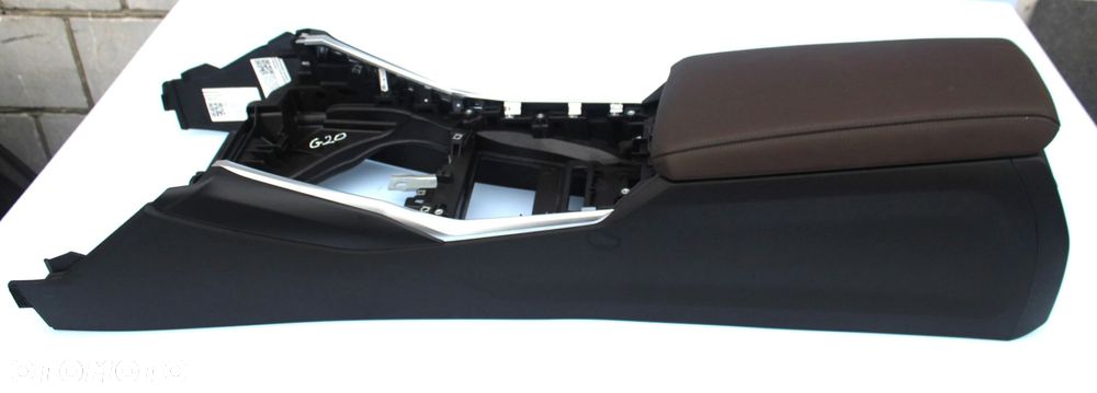 TUNEL ŚRODKOWY PODŁOKIETNIK NAWIEW BMW G20 G21 7943110 MOKKA EUROPA CH