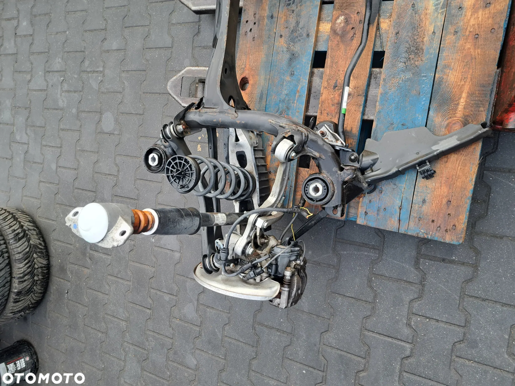 Audi A4 B9 avant zawieszenie tylne kompletne zwrotnica lewa prawa tył amortyzatory wózek tył FWD A5 F5 2.0 tdi - 6