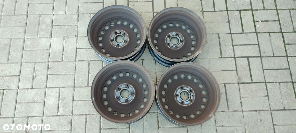 FELGI STALOWE 5x112 6.5x15 CALI ET47 AUDI SEAT SKODA VW KOMPLET 4 sztuki - 7
