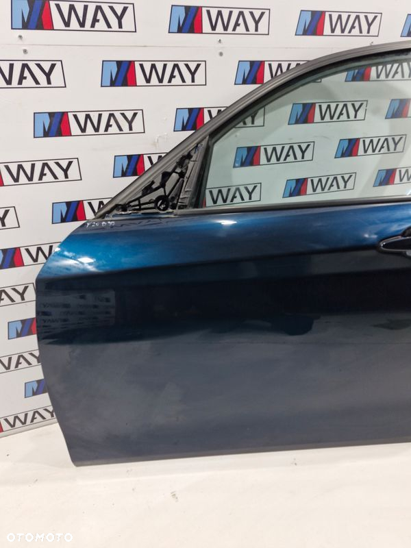 BMW F20 DRZWI LEWY PRZÓD PRZEDNIE LEWE B38 MIDNIGHT BLUE KOMPLETNE - 4
