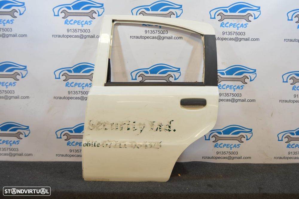 PORTA TRASEIRA TRÁS ESQUERDA FIAT PANDA II 2 MK2 169 FECHO ELEVADOR MOTOR PUXADOR VIDRO