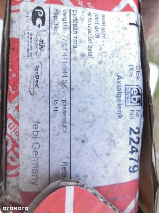 Drążek kierowniczy - FEBI BILSTEIN 22479 RENAULT MEGANE I SCENIC I - 2