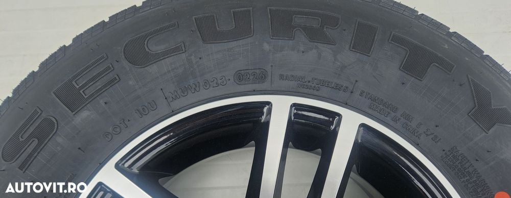 Roata completa 185R14C Anvelopa Security pe Janta aliaj 5.5Jx14 5 prez - 6