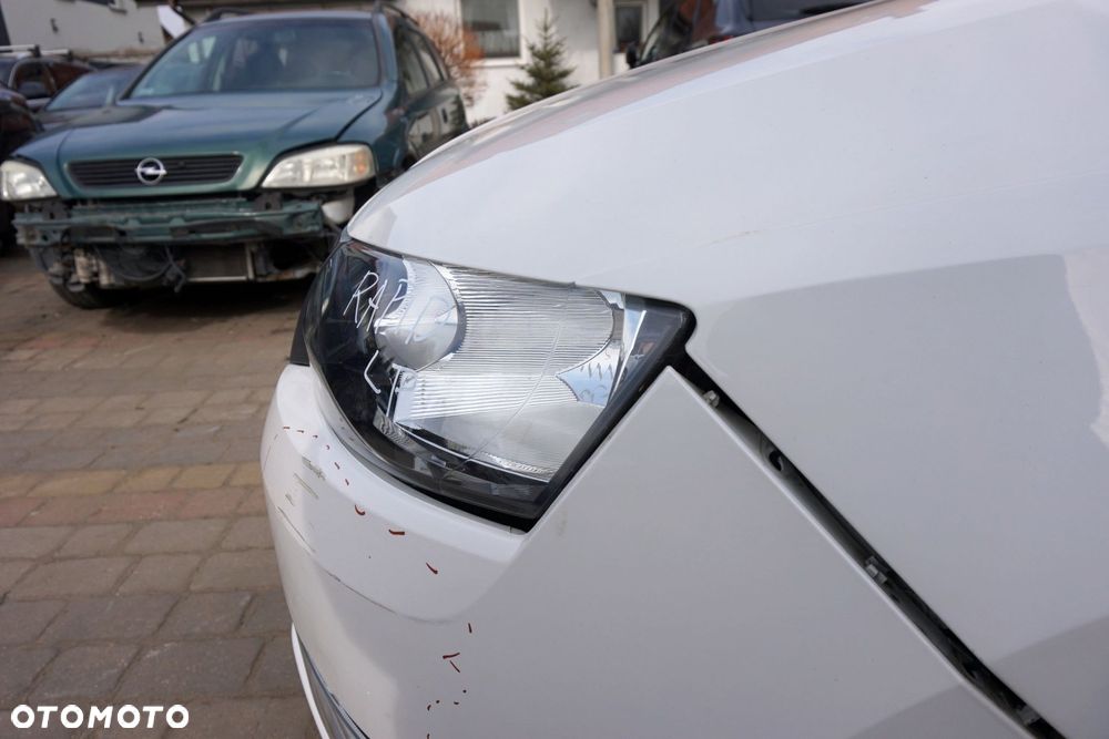 MASKA ZDERZAK BŁOTNIKI LAMPY RAPID NH3 LF9E  SKODA 2012-2019 BIAŁY PRZÓD KOMPLETNY - 27