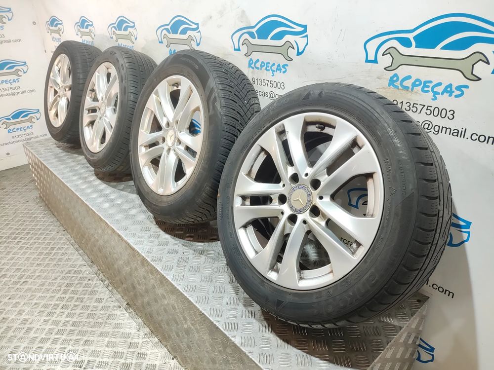 Conjunto Jantes 16 Borbet Originais Mercedes Benz Class C W204 7J ET43 5x112 - 3