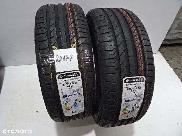OPONY 225/45/19 2szt CONTINENTAL NOWE (22177) - 1