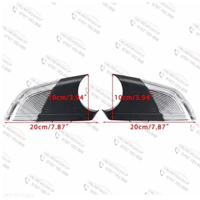 Semnalizare oglinda cu led pentru Skoda Octavia 2 VW Polo 9N3 - 4