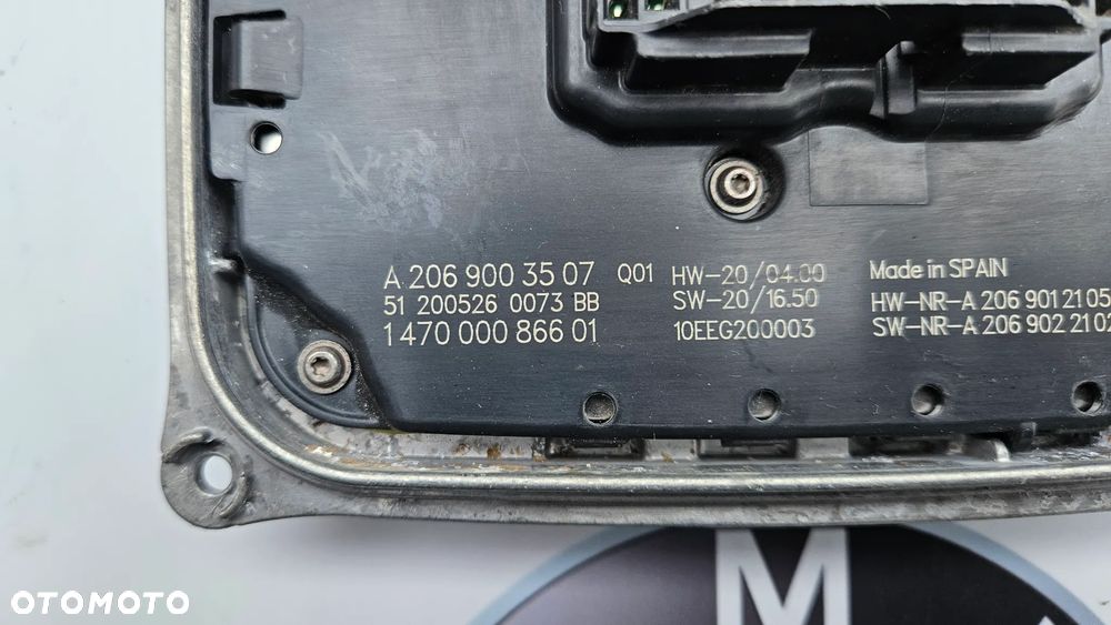 Mercedes C klasa W206 przetwornica LED Moduł A2069003507 - 3