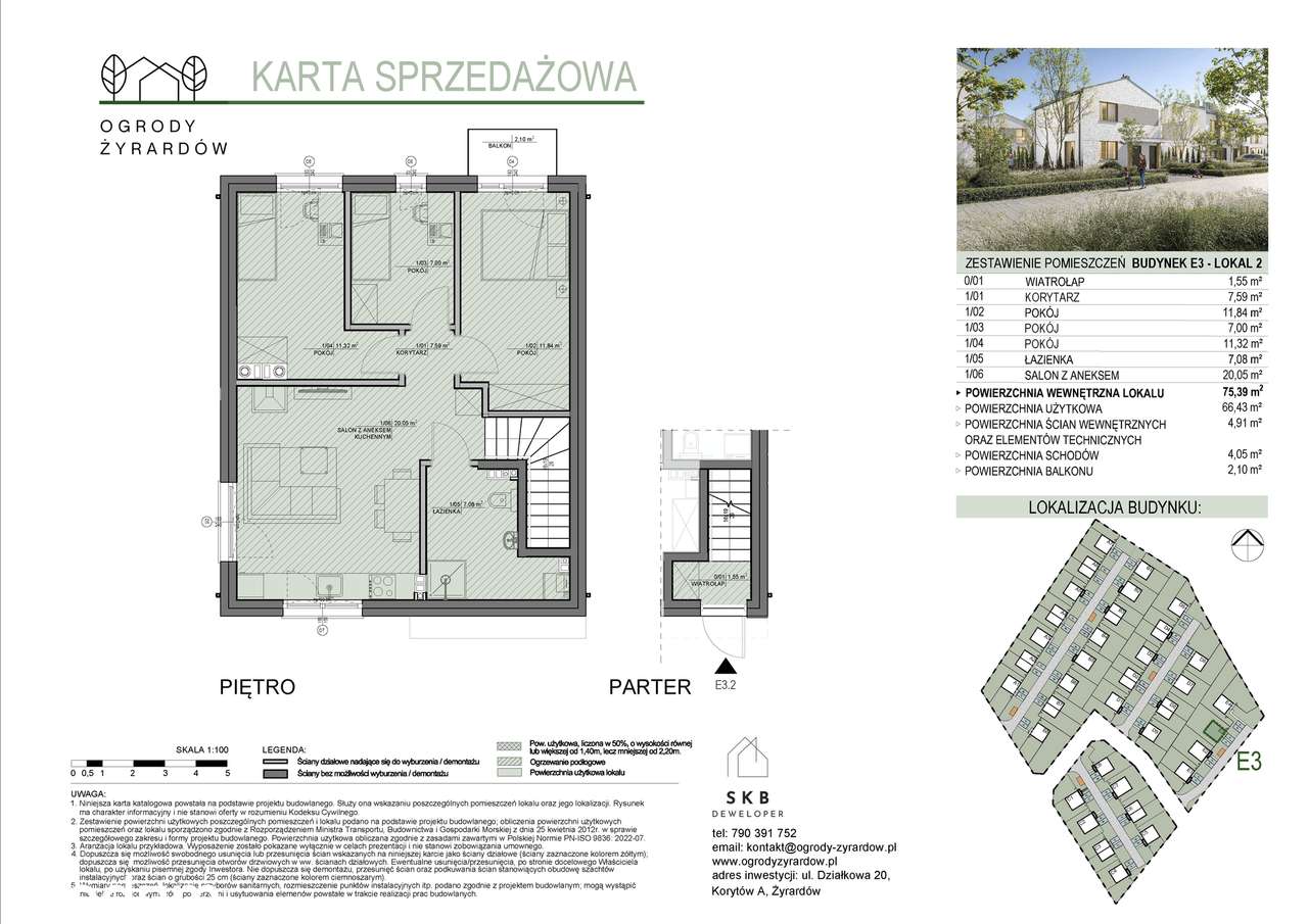 Komfortowy lokal na 1 piętrze z balkonem