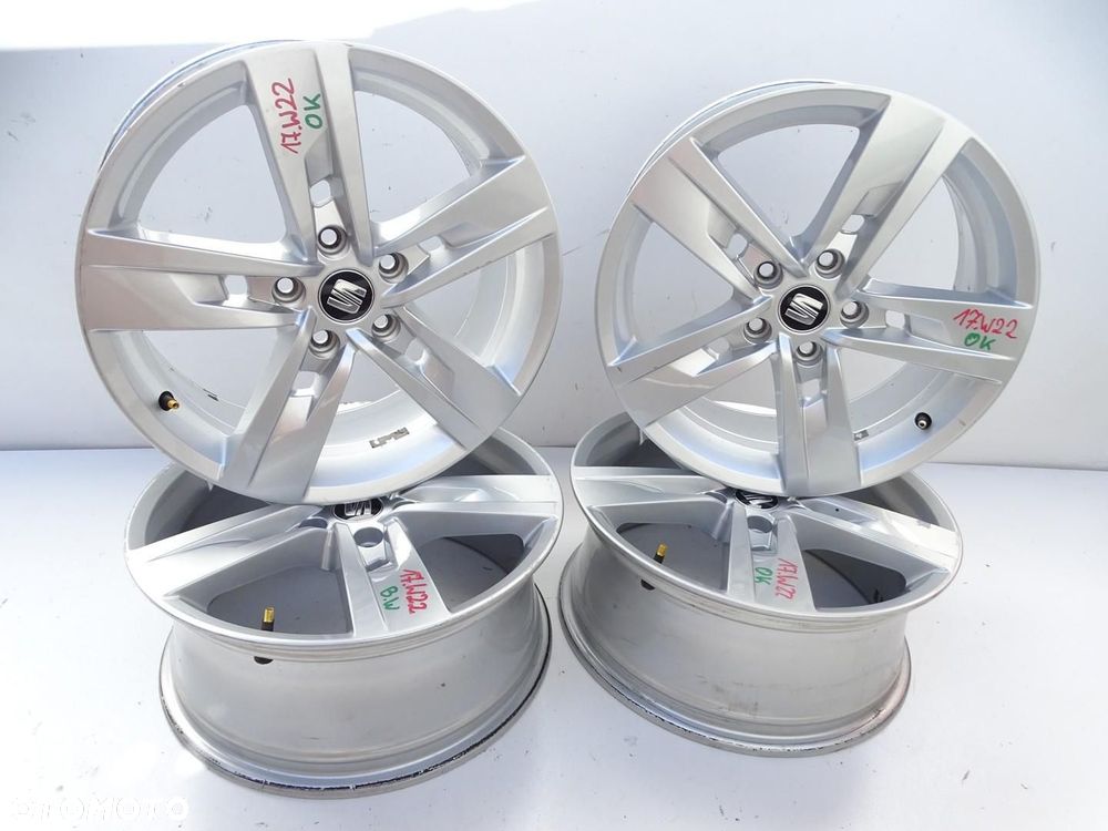 ALUFELGI FELGI 17 5x112 7" ET 49 5F0601025T SEAT LEON III GOLF VII A3 8V - 1
