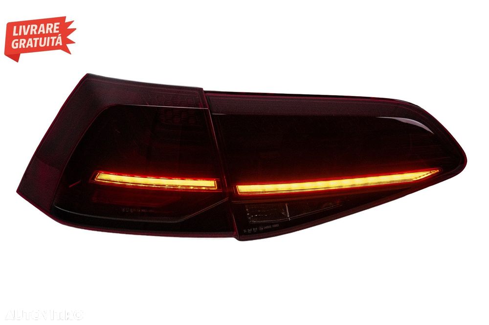 Stopuri Full LED VW Golf 7 & 7.5 VII (2013-2019) Laser Look Dinamic Secvential- livrare gratuita - 17