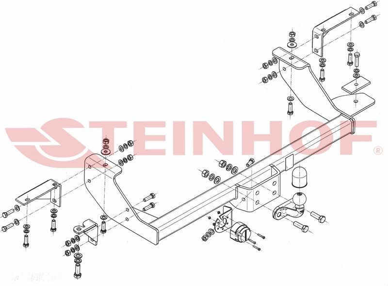 Hak Holowniczy  + WIĄZKA 7PIN do Fiat Ducato Sollers od 2008 - 2