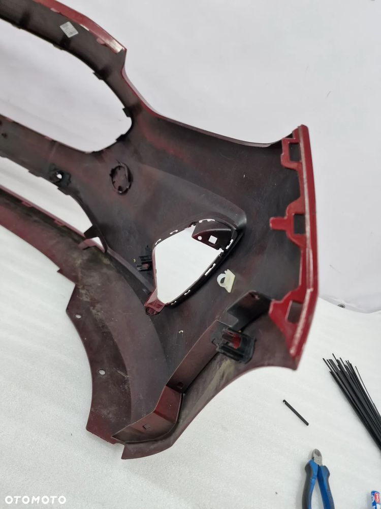 FORD FIESTA MK8 17- ZDERZAK PRZEDNI PRZÓD OPCJA NA 6X PDC , ŁADNY , BORDO METALIK , NR H1BB-17K819-A1 , NR AUKCJI NZ734 - 22