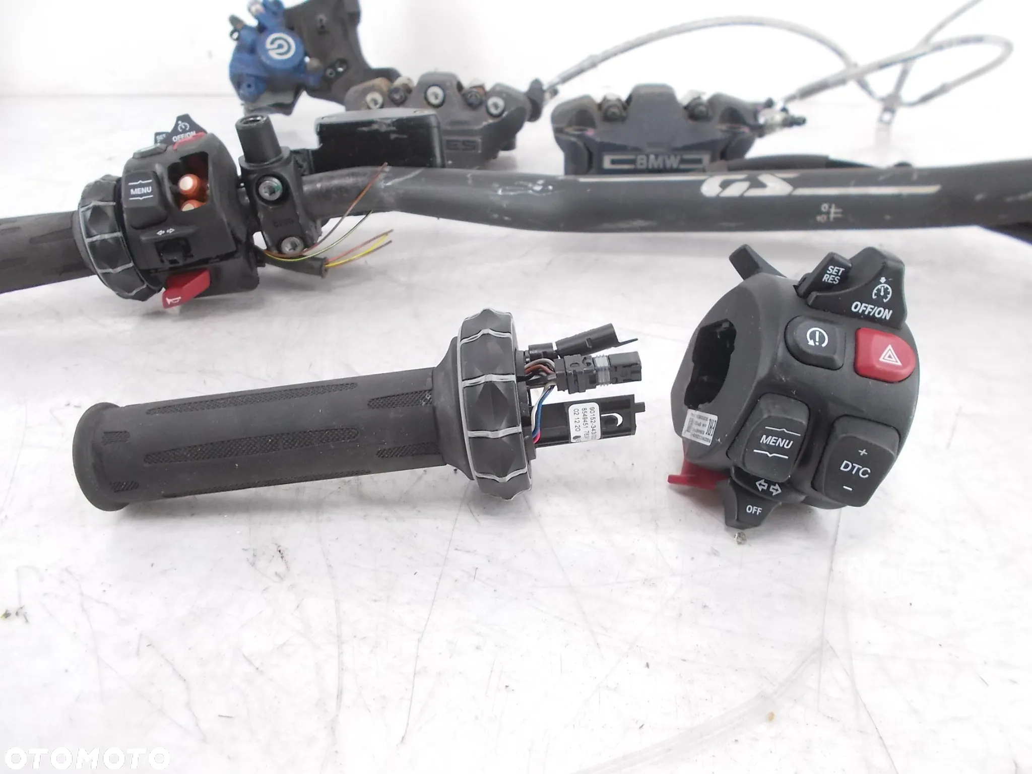 Kierownica BMW R 1250 GS 1300 handbar kontroler przełącznik lusterko manetka klamka rolgaz - 7
