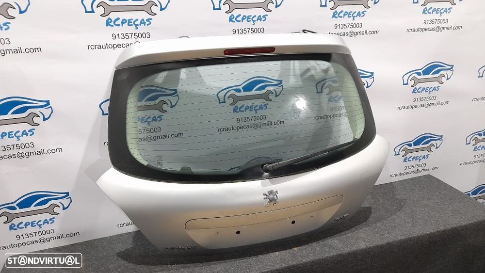 PORTA TAMPA MALA PEUGEOT 207 SEDAN CARRO FECHO PUXADOR MOTOR VIDRO 3º STOP - 2