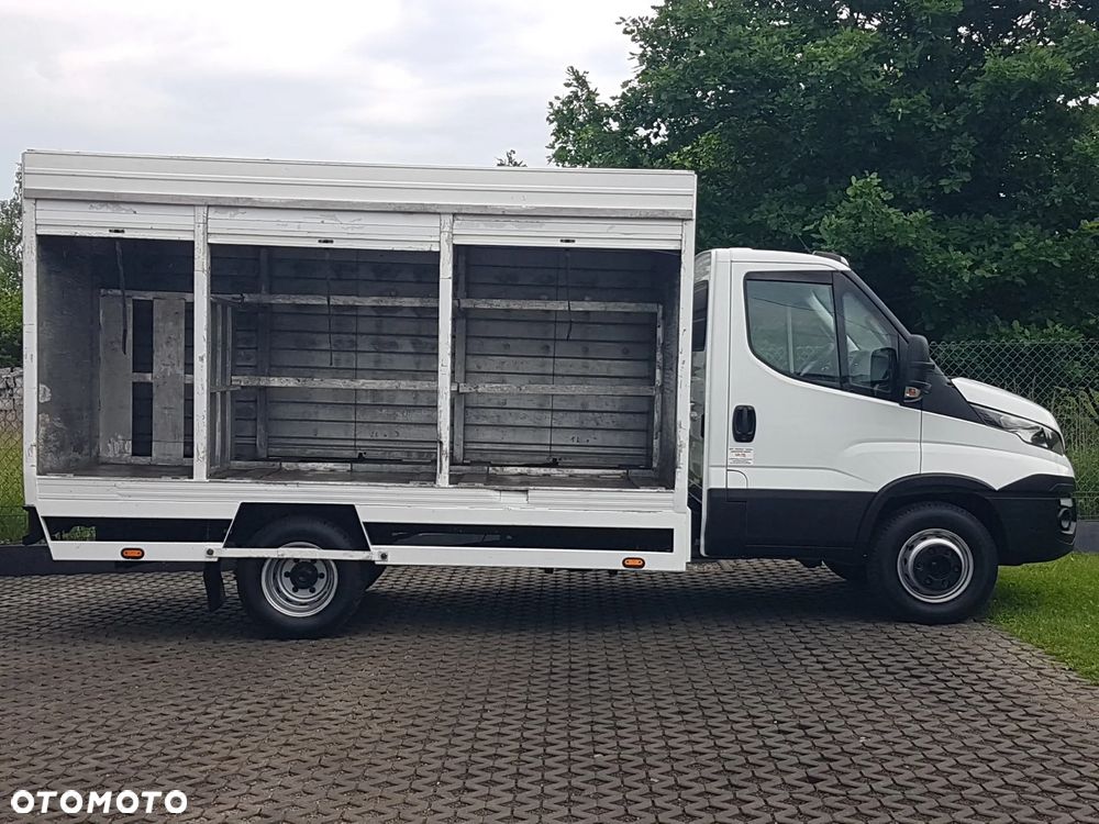 Iveco 70C18 KONTENER ROLETY BOK DO TRANSPORTU WODY 3,66x2,21x1,86 KLIMA DMC 7 TON RAMA DO ZABUDOWY - 13