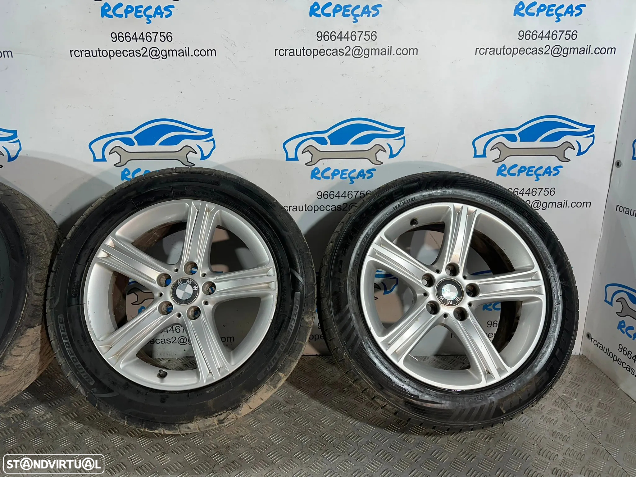 .Conjunto Jantes 17 Originais BMW Style 393 5x120 7.5J ET37 6796242 - 5