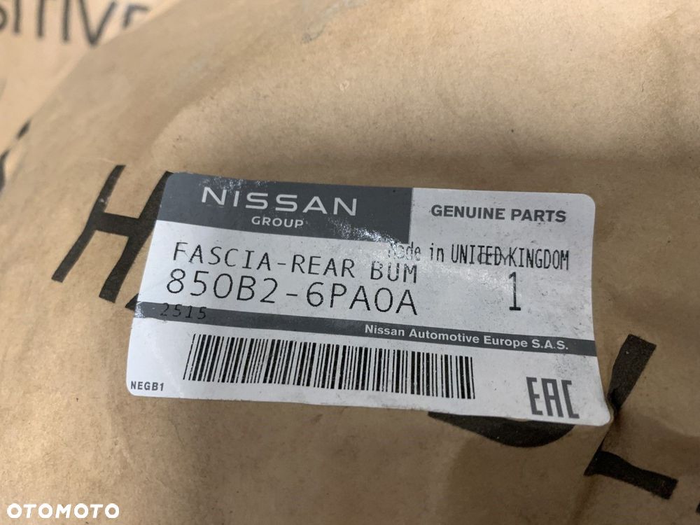 NOWY ORYGINALNY ZDERZAK TYLNY TYŁ NISSAN JUKE II 2 4xPDC F16 19-24 850B2-6PA0A - 5