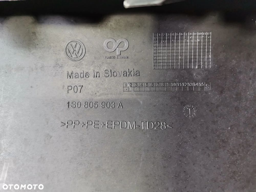 SPOJLER DOKŁADKA ZDERZAKA PRZÓD VW UP CROSS  12-16 Oryginał - 10