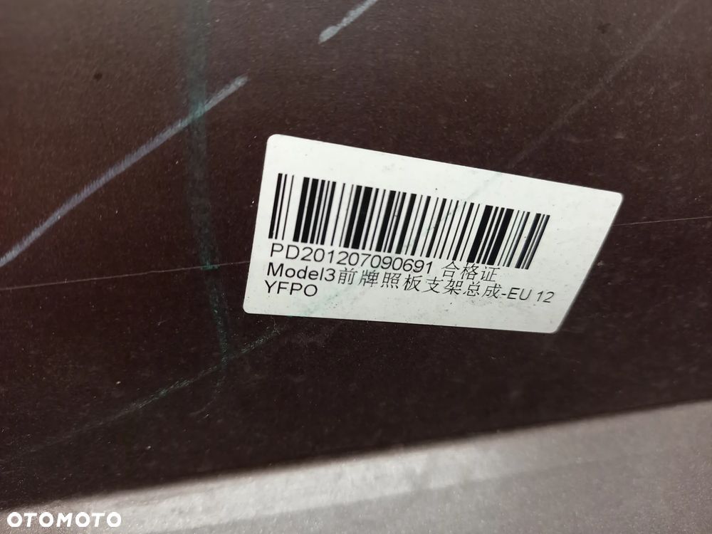 Tesla 3 model zderzak przod przedni + Halogeny - 8