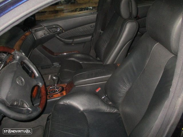 Carro MOT:  648960 Cxvel: 722626 MERCEDES W220 S320 Cdi 2003 320CDI 204CV 4P PRETO DIESEL - 7