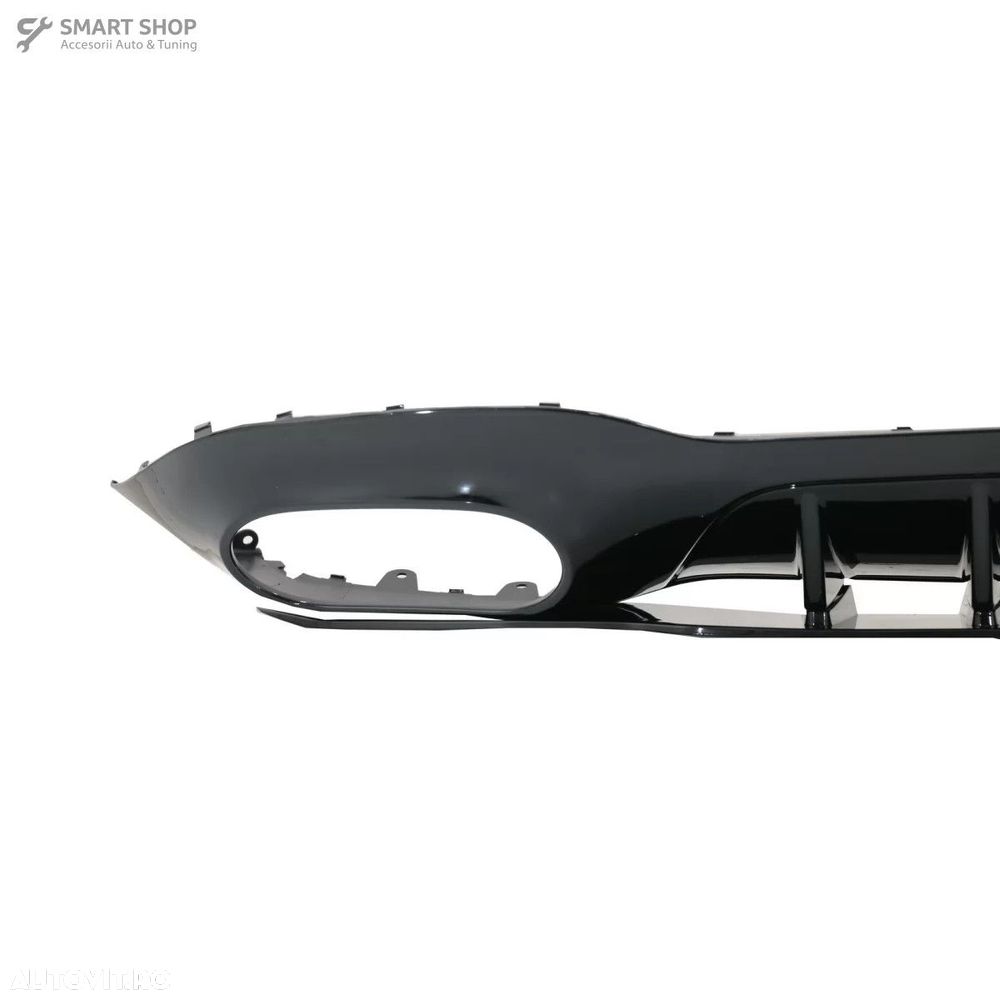 Difuzor Bara Spate Mercedes A-Class V177 Sedan (2018-up) Evacuari Negr - 4