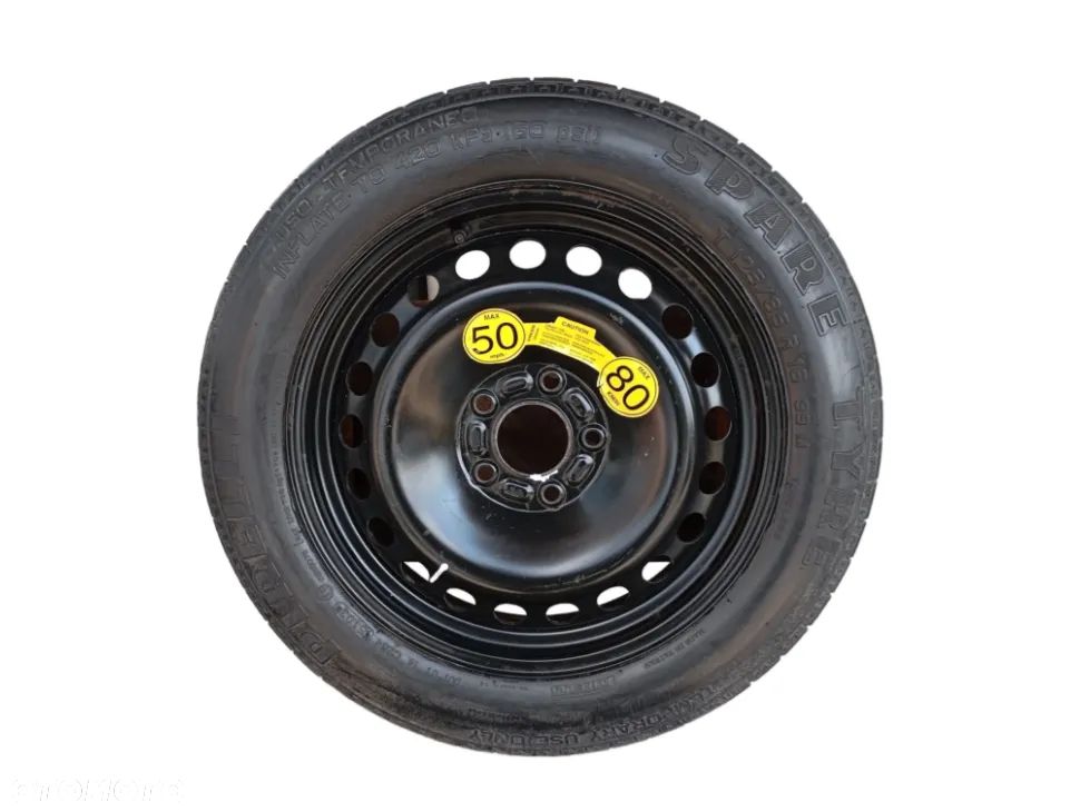 175. Koło Zapasowe Dojazdowe 125/85 R16 5x108 63,4MM ET:25 Volvo V50 Ford - Gwarancja Wysyłka - 1