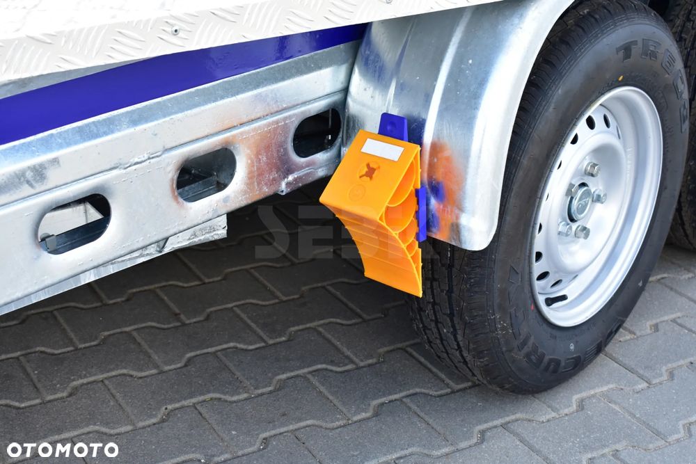 Wiola Przyczepa do transportu sprzętu budowlanego B2730 Najazdy DMC 2700 kg. - 9