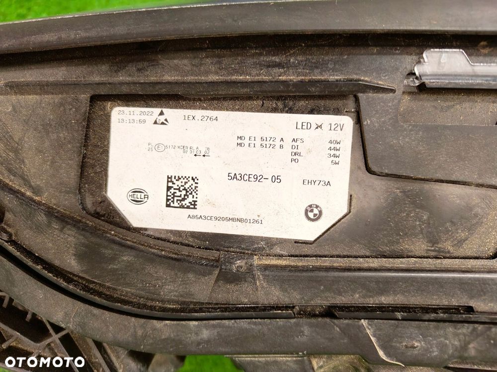 BMW iX i20 PRZÓD MASKA ZDERZAK LAMPY BŁOTNIKI PAS PRZEDNI M-PAKIET iSPORT - 13