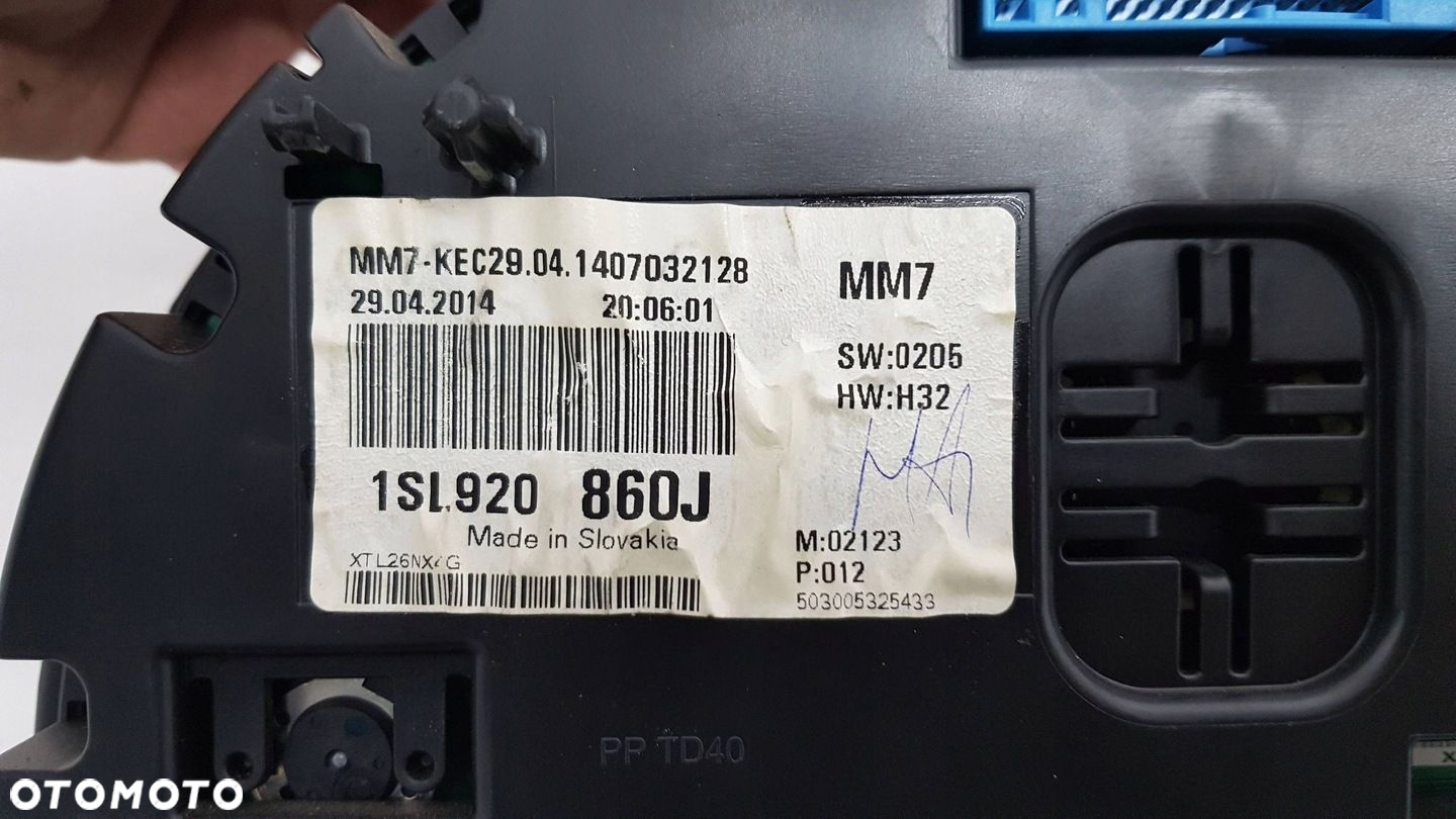 Volkswagen Up Mii Citigo Licznik zegary Prędkosciomierz - 3