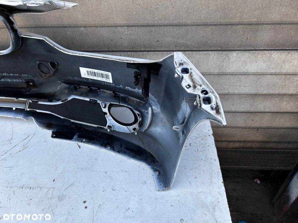 BMW 3 F30 F31 ZDERZAK PRZÓD PRZEDNI BIALY ALPINWEISS - 4