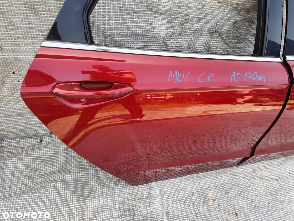 FORD MONDEO MK5 MKV KOMBI DRZWI PRAWE STRONA PRZÓD TYŁ 2 SZTUKI CZERWONE AD - 9