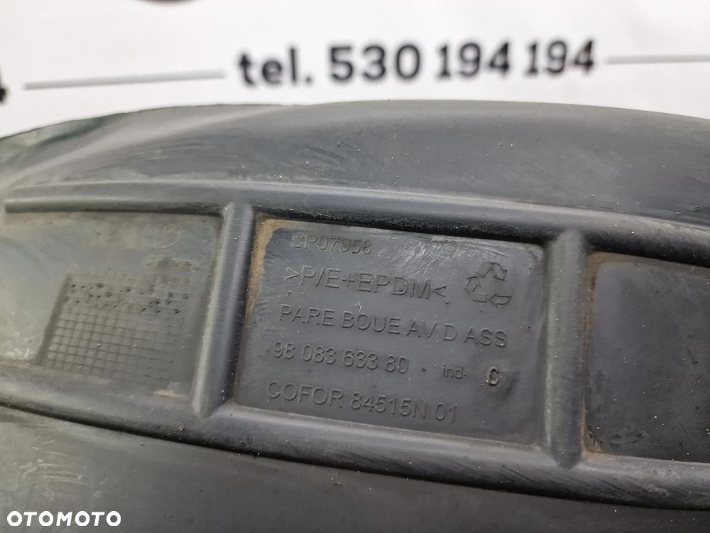 TOYOTA PROACE / PEUGEOT EXPERT III / CITROEN JUMPY 3 16- PRAWE NADKOLE PRZEDNIE PRZÓD , NR 9808363380 , NR AUKCJI N652 - 13