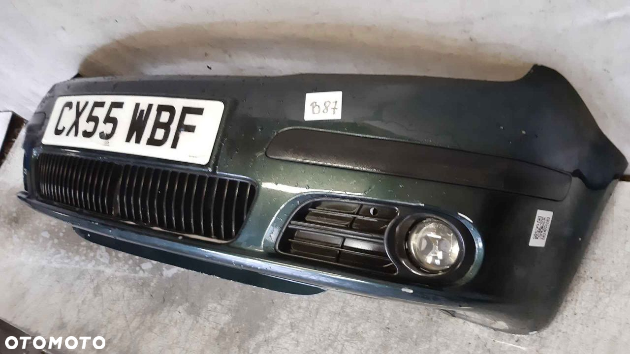 ! ZDERZAK PRZÓD PRZEDNI DO SKODA FABIA I LIFT FL 9572 ZIELONY HALOGENY - 3