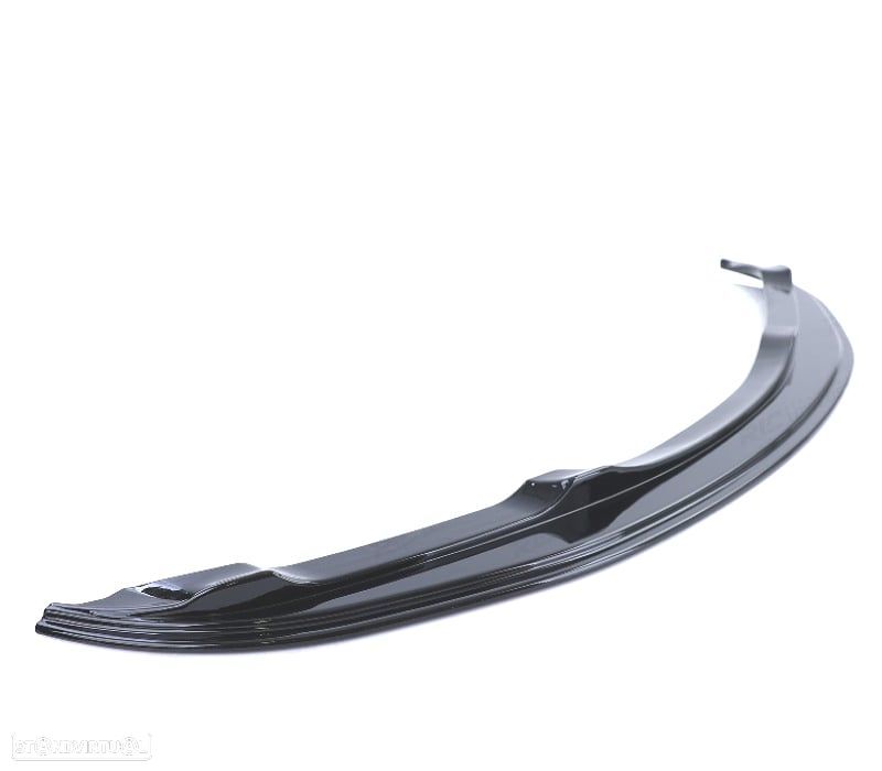 SPOILER LIP BMW E90 E91 05-08 LOOK M PRETO BRILHANTE - 2